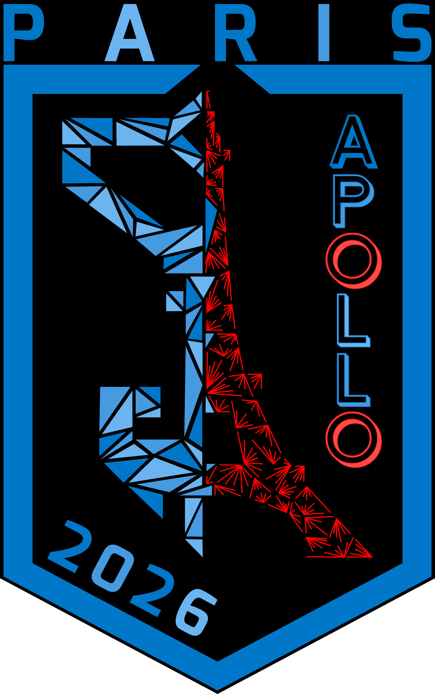 Making of logo Paris Apollo 2026