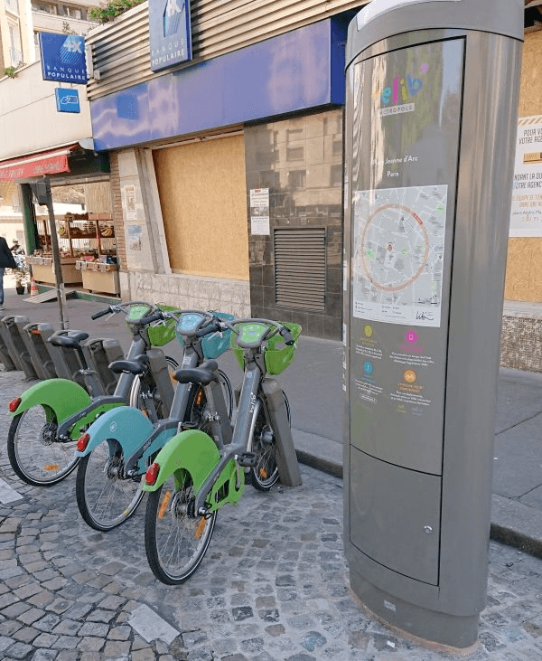 Velib docking station