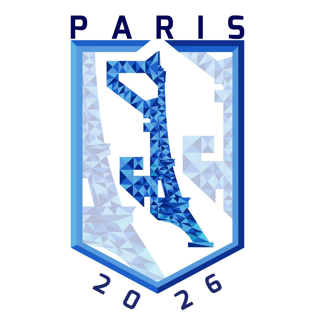 Blue low-poly version